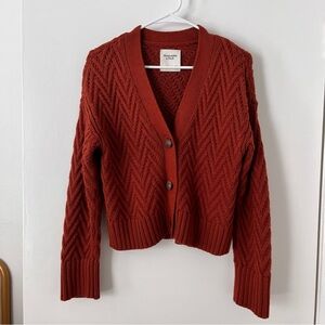 Abercrombie & Fitch cable knit cardigan
